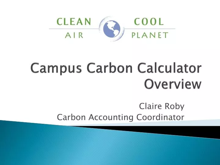 campus carbon calculator overview