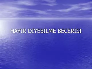 hayir d yeb lme becer s
