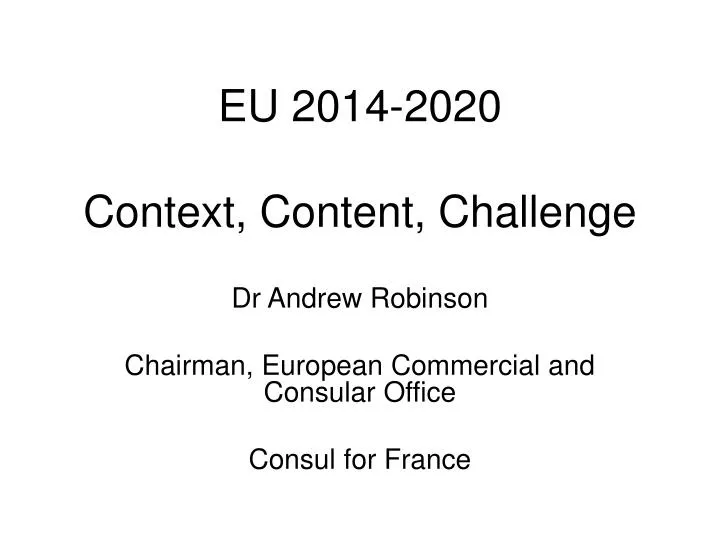 eu 2014 2020 context content challenge
