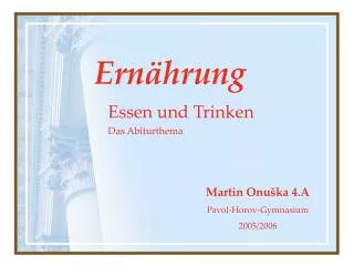 ern hrung