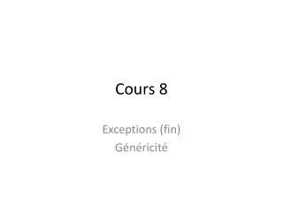 cours 8