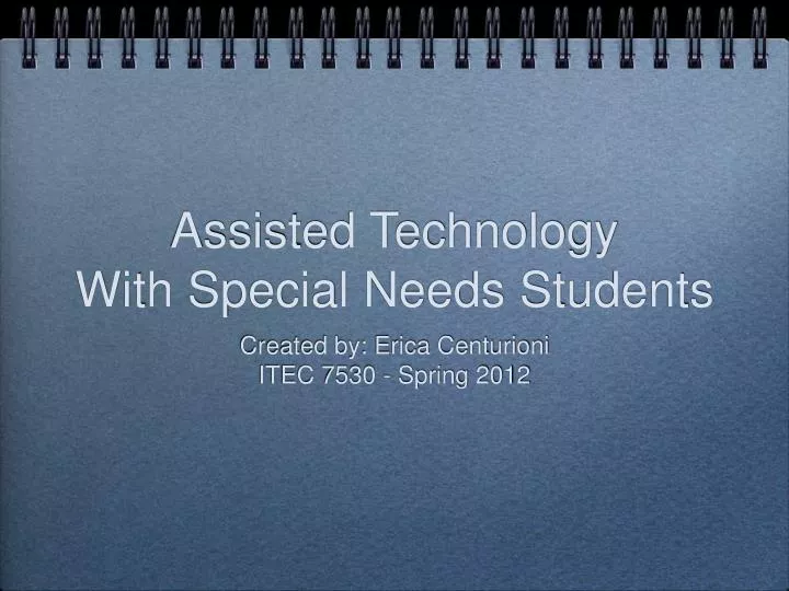 assisted technology with special needs students