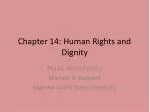Chapter 14: Human Rights and Dignity - slide 1