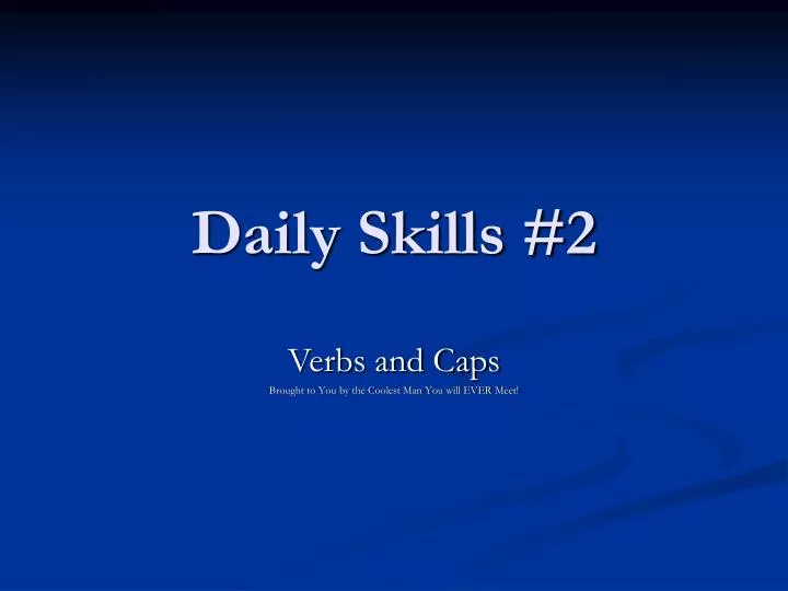 daily skills 2
