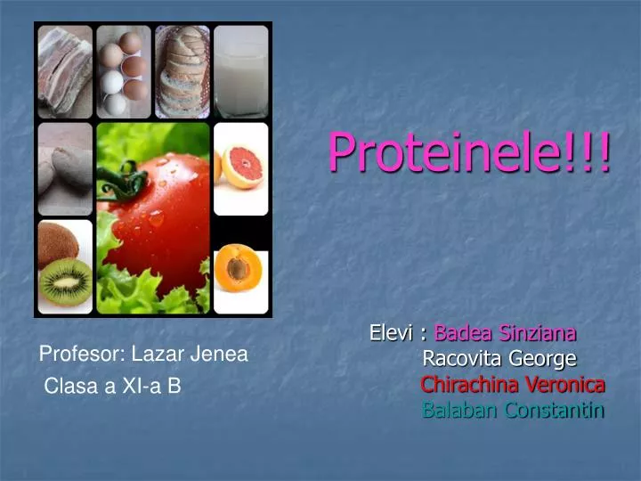 proteinele