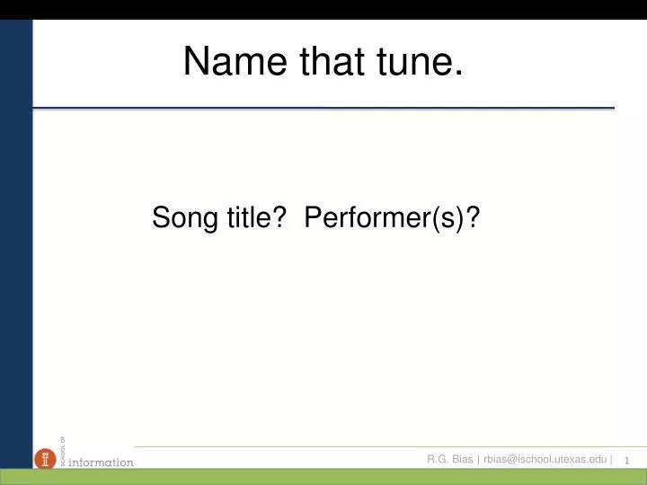 name that tune