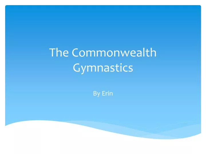 the commonwealth gymnastics