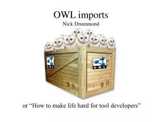 OWL imports Nick Drummond