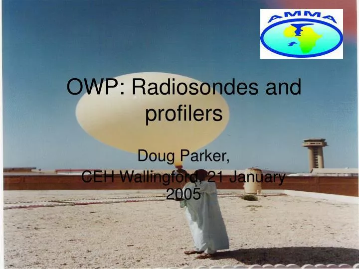 owp radiosondes and profilers