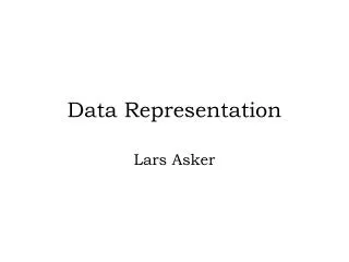 Data Representation