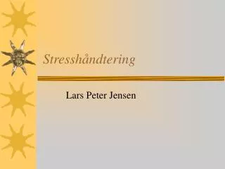stressh ndtering