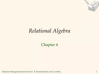 relational algebra