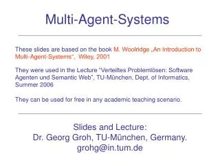 Multi-Agent-Systems