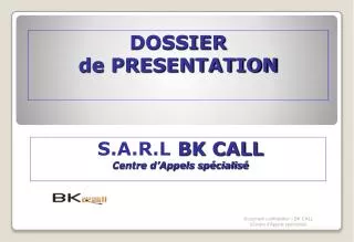 dossier de presentation