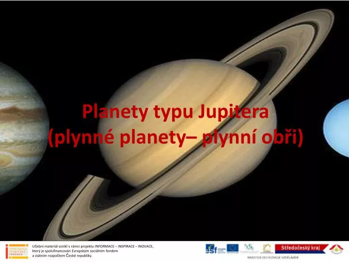 planety typu jupitera plynn planety plynn ob i