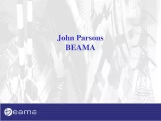 John Parsons BEAMA