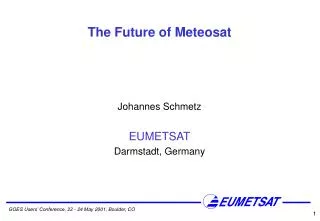 The Future of Meteosat