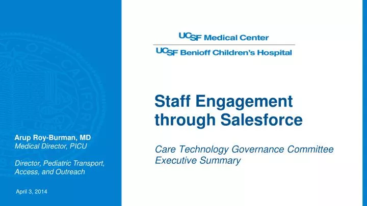 staff engagement through salesforce