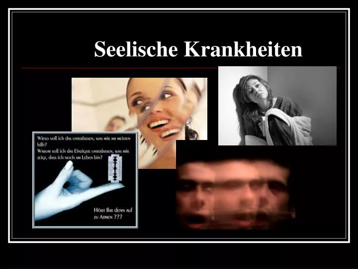 seelische krankheiten