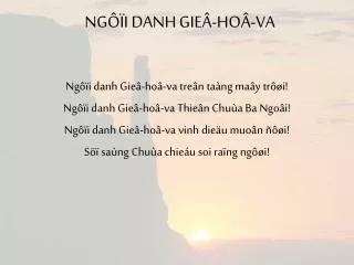ng i danh gie ho va