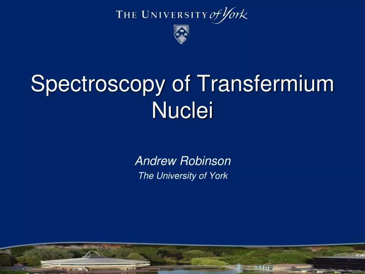 spectroscopy of transfermium nuclei