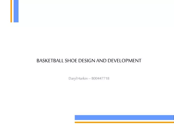 basketball shoe design and development