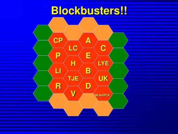 blockbusters
