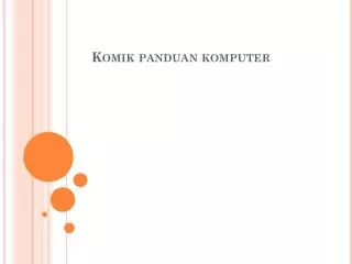 komik panduan komputer