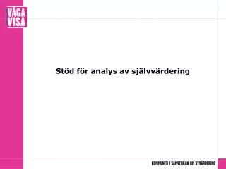 st d f r analys av sj lvv rdering