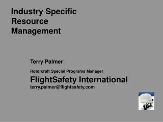 Industry Specific Resource Management