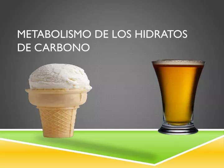 metabolismo de los hidratos de carbono