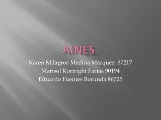 aines