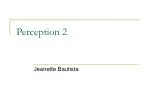 Perception 2 - slide 1