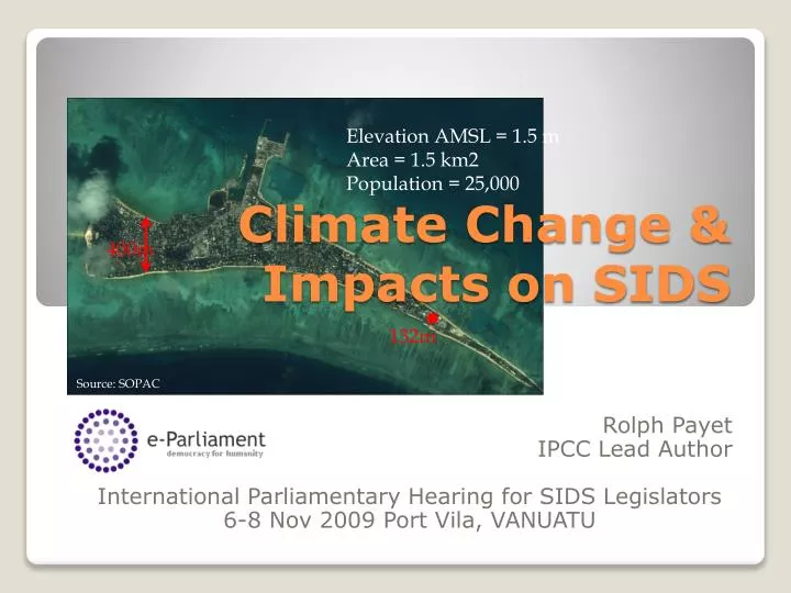 climate change impacts on sids
