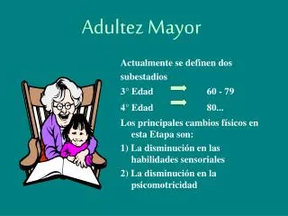 adultez mayor