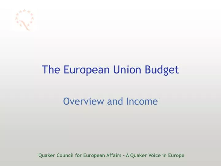the european union budget