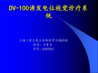 dv 100