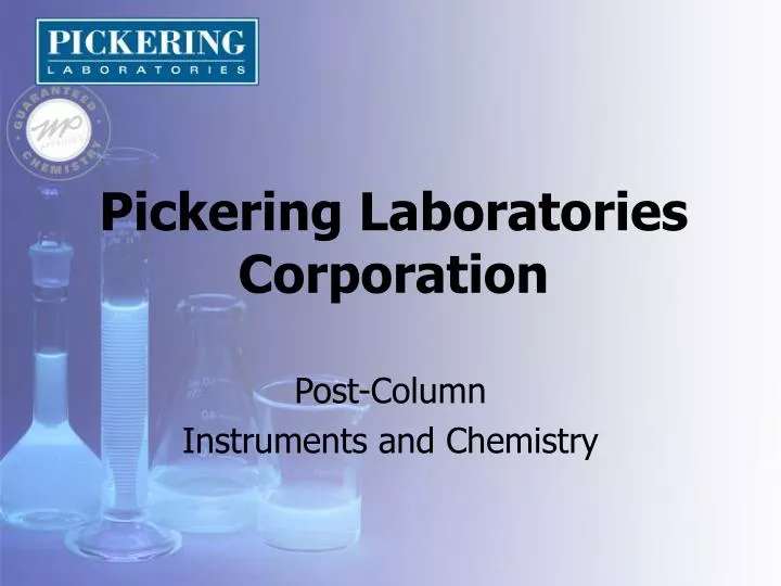 pickering laboratories corporation