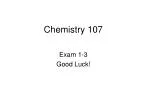 Chemistry 107