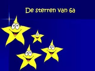 de sterren van 6a