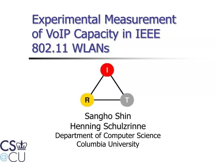 experimental measurement of voip capacity in ieee 802 11 wlans
