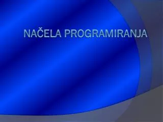 na ela programiranja
