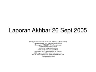 laporan akhbar 26 sept 2005