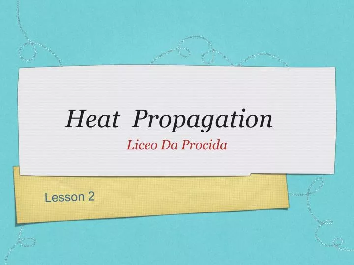 heat propagation