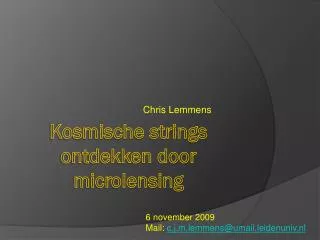 chris lemmens