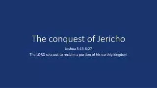 The conquest of Jericho