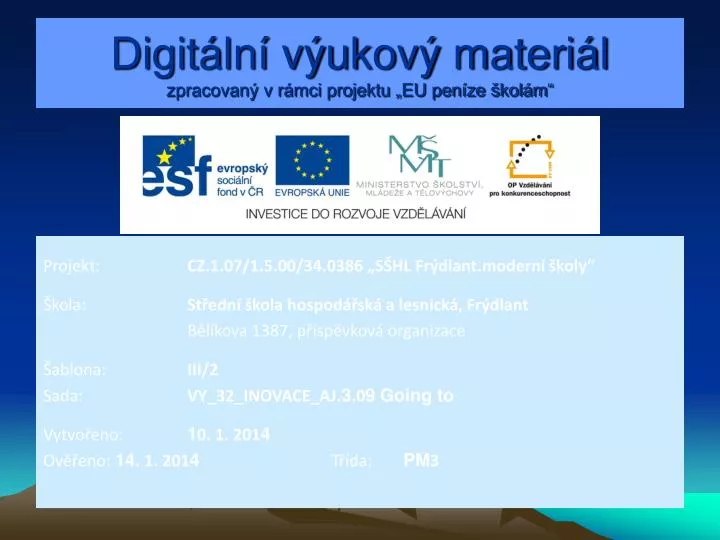 digit ln v ukov materi l zpracovan v r mci projektu eu pen ze kol m