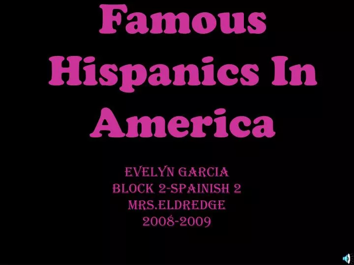 famous hispanics in america
