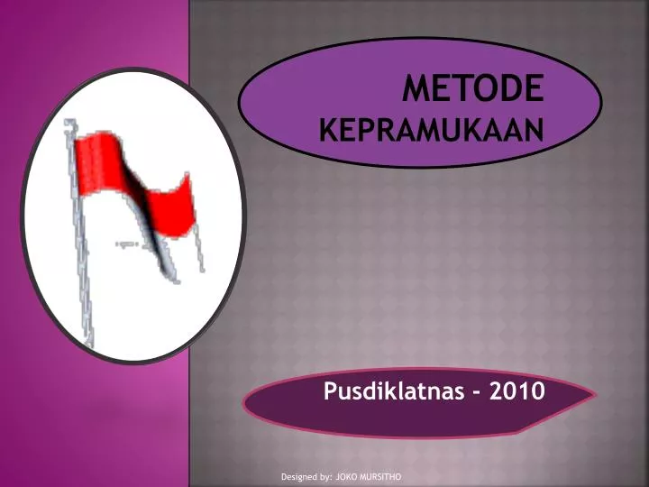 metode kepramukaan