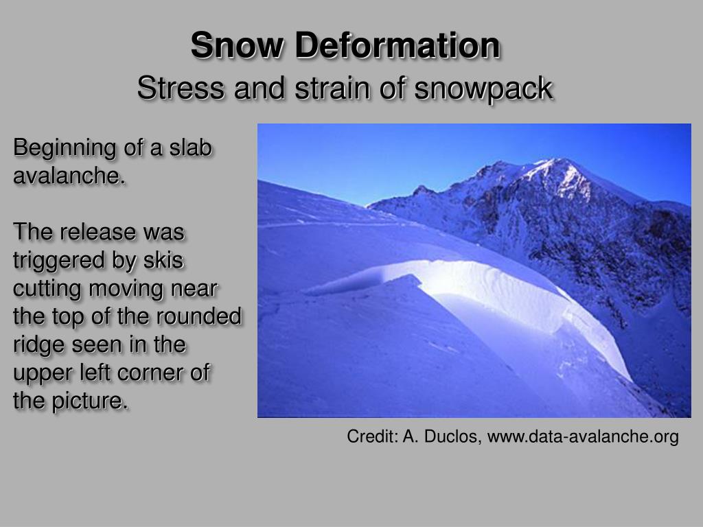 PPT - Snow Deformation PowerPoint Presentation, free download - ID:4283545